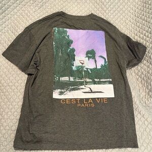 SHEIN Charcoal Gray Tee